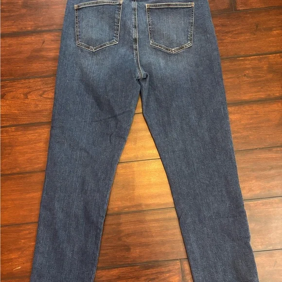 Ann Taylor Dark Blue Jeans: The Taper - Picture 7 of 9